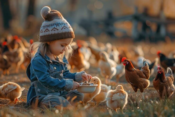 Животные на мини-ферме