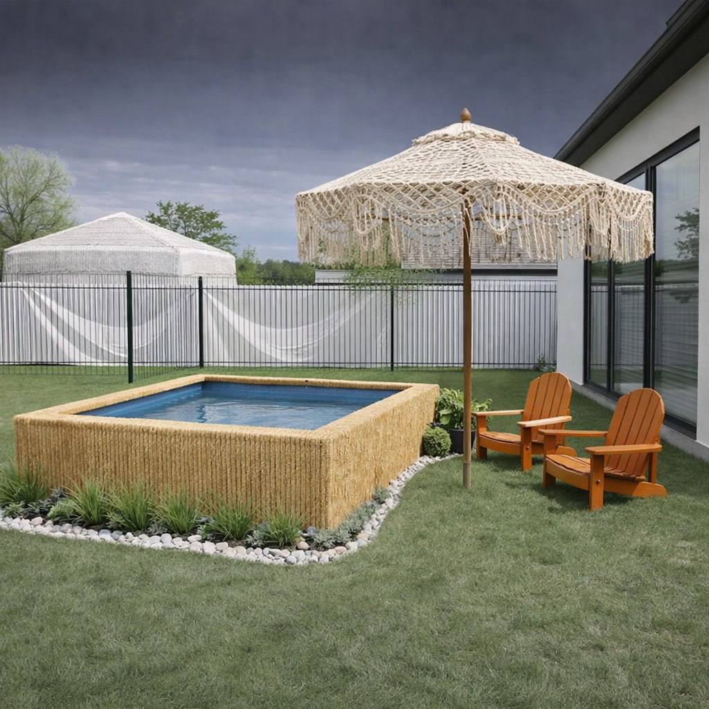 Бассейн во дворе